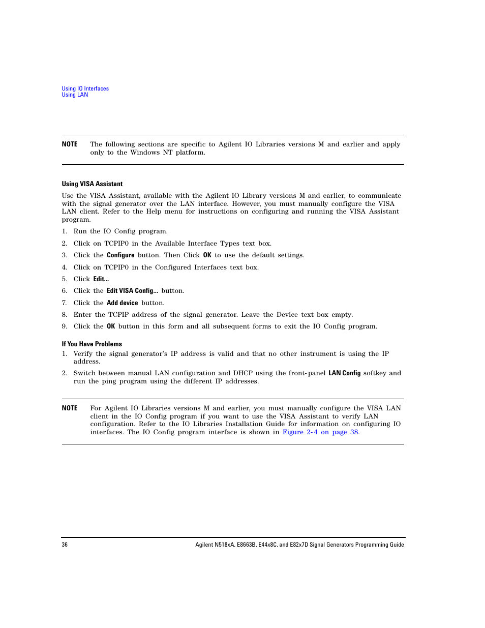 Agilent Technologies N5183A MXG User Manual | Page 46 / 366