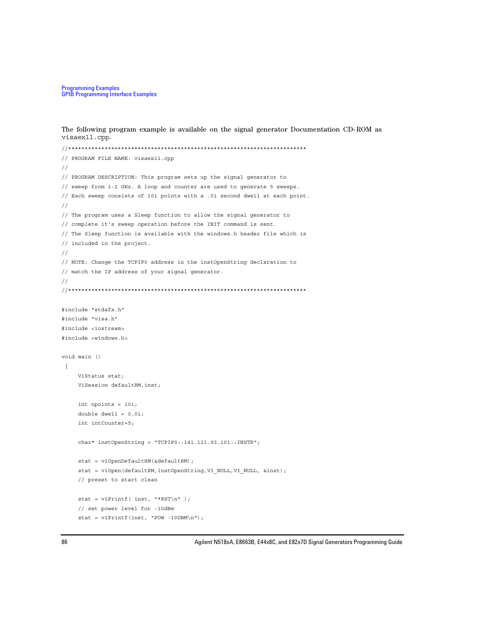 Agilent Technologies N5183A MXG User Manual | Page 96 / 366
