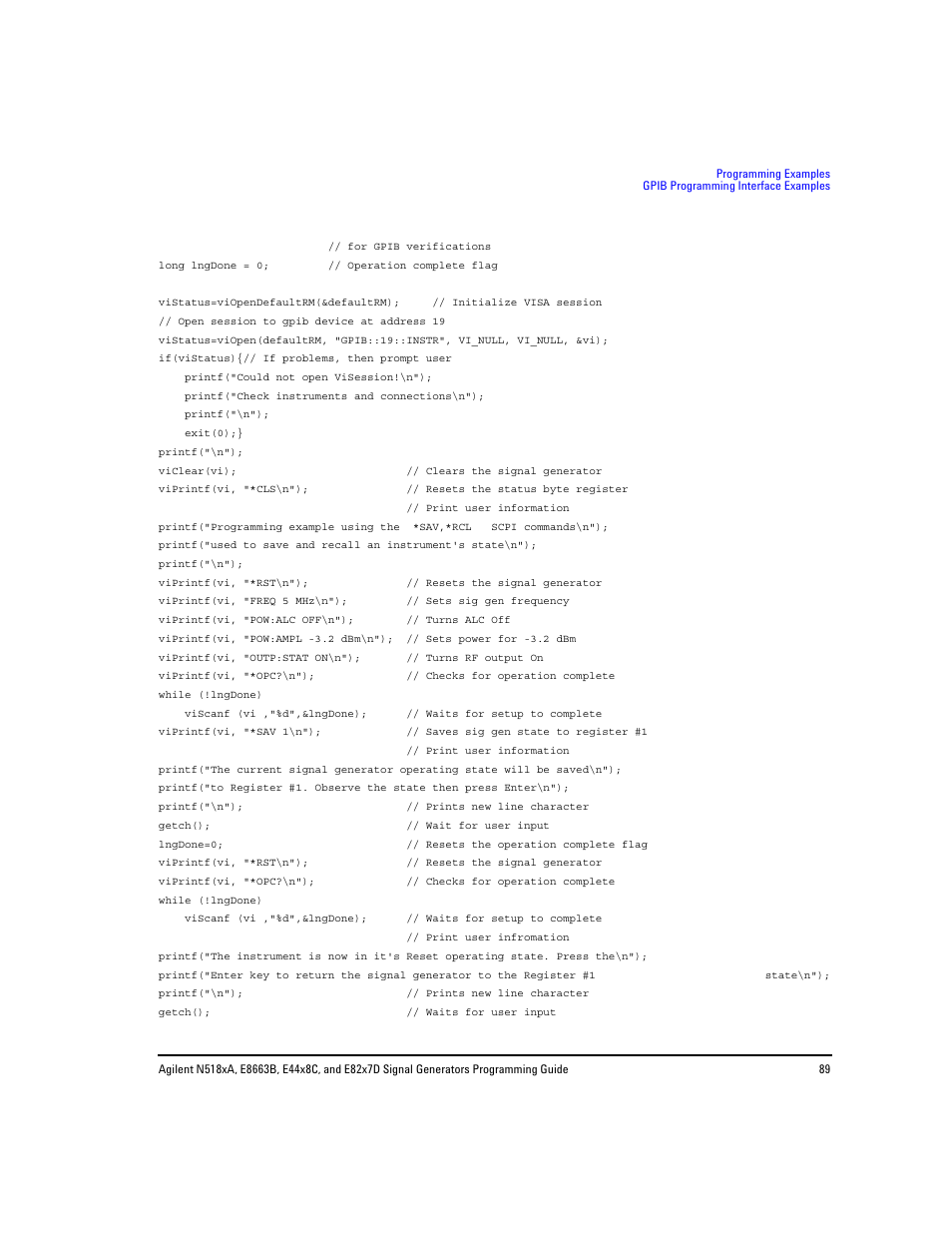 Agilent Technologies N5183A MXG User Manual | Page 99 / 366