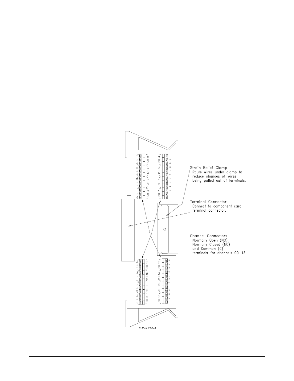 Connecting user inputs | Agilent Technologies 75000 SERIES B User Manual | Page 20 / 76