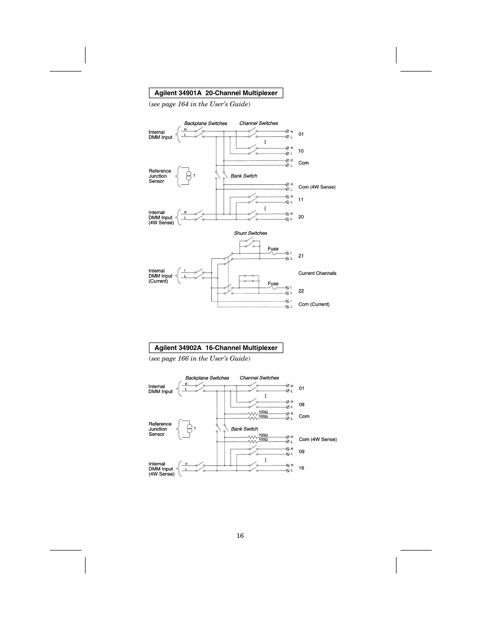 Agilent Technologies 34970A User Manual | Page 16 / 20