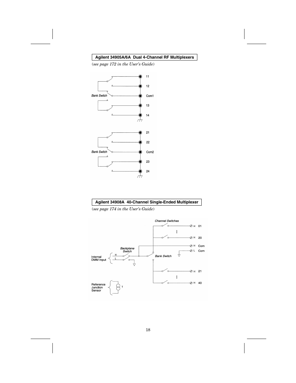 Agilent Technologies 34970A User Manual | Page 18 / 20