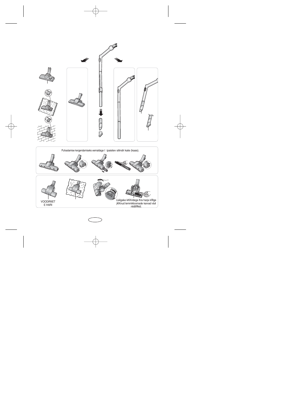 5 põrandapuhastusvahendite kasutamine | Samsung SC4047 User Manual | Page 21 / 40