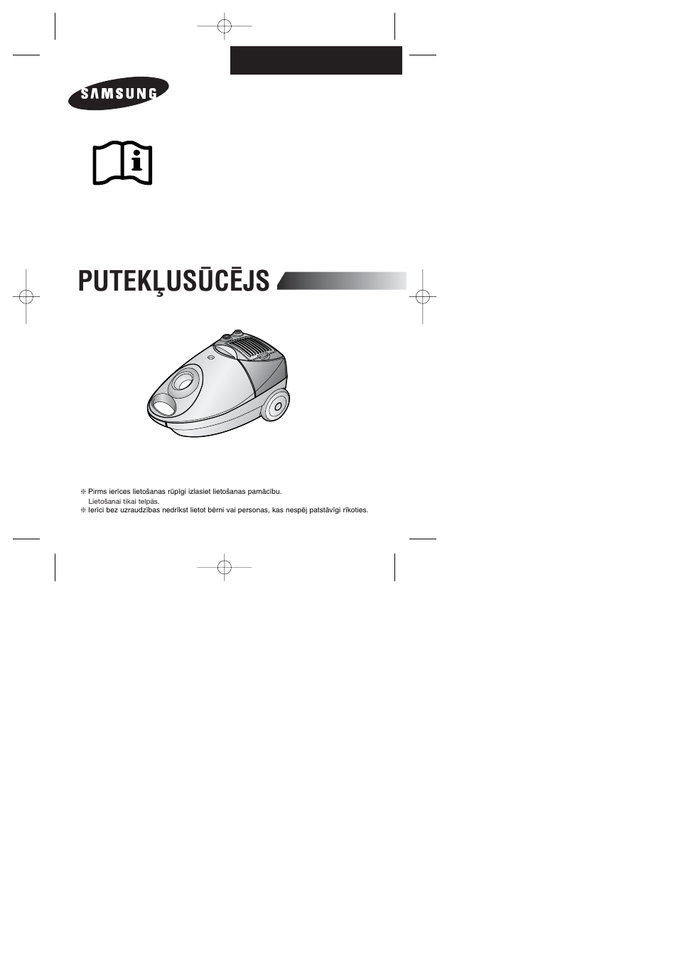 Vacuum clean, Putekļusūcējs | Samsung SC4047 User Manual | Page 33 / 40