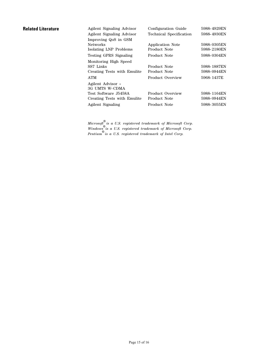 Agilent Technologies 37907A User Manual | Page 15 / 16