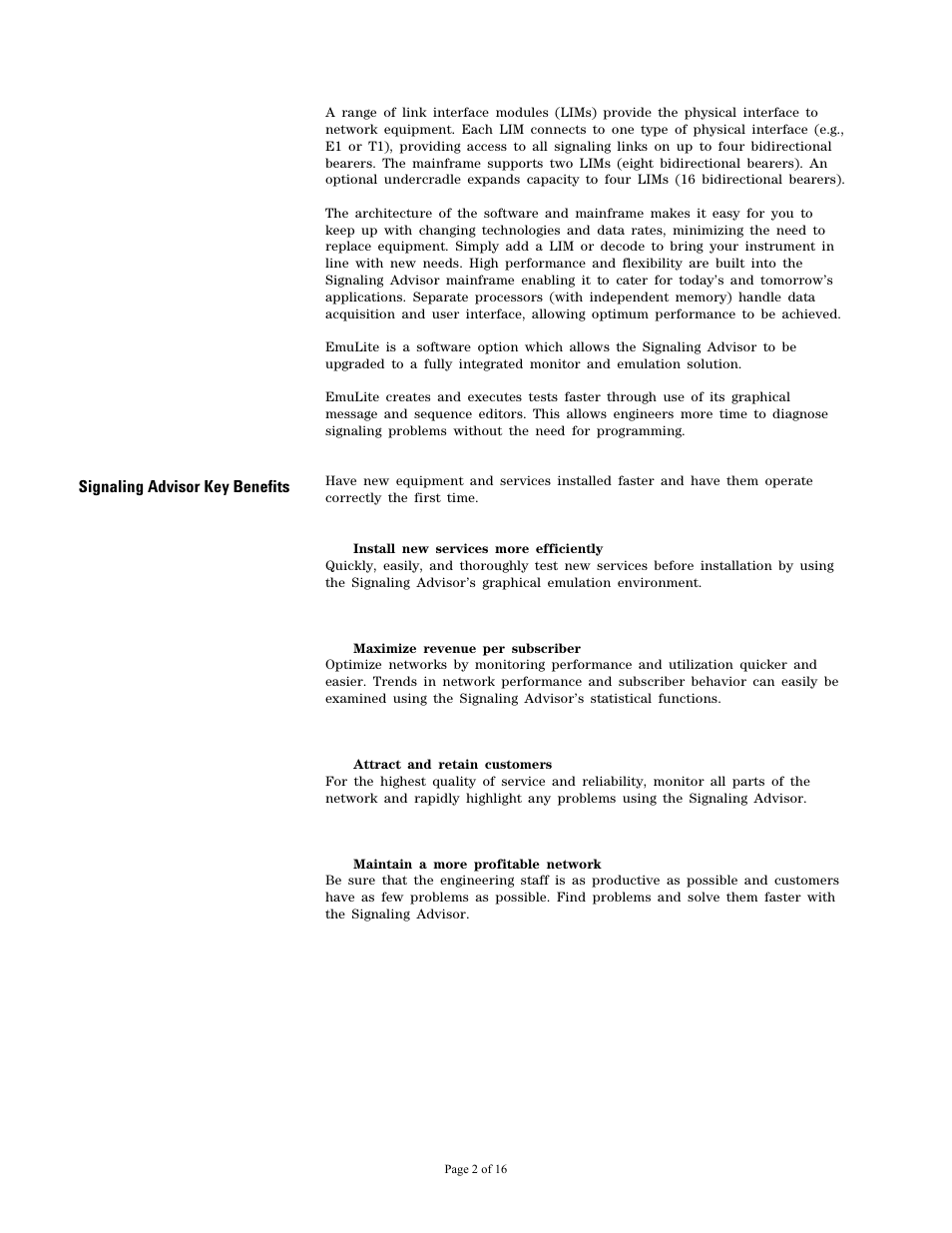 Agilent Technologies 37907A User Manual | Page 2 / 16