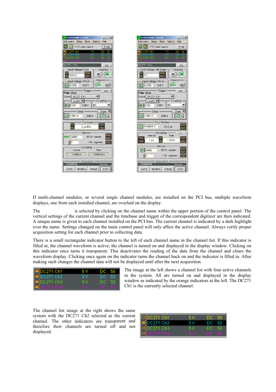 Displaying multiple traces | Agilent Technologies DP111 User Manual | Page 35 / 59