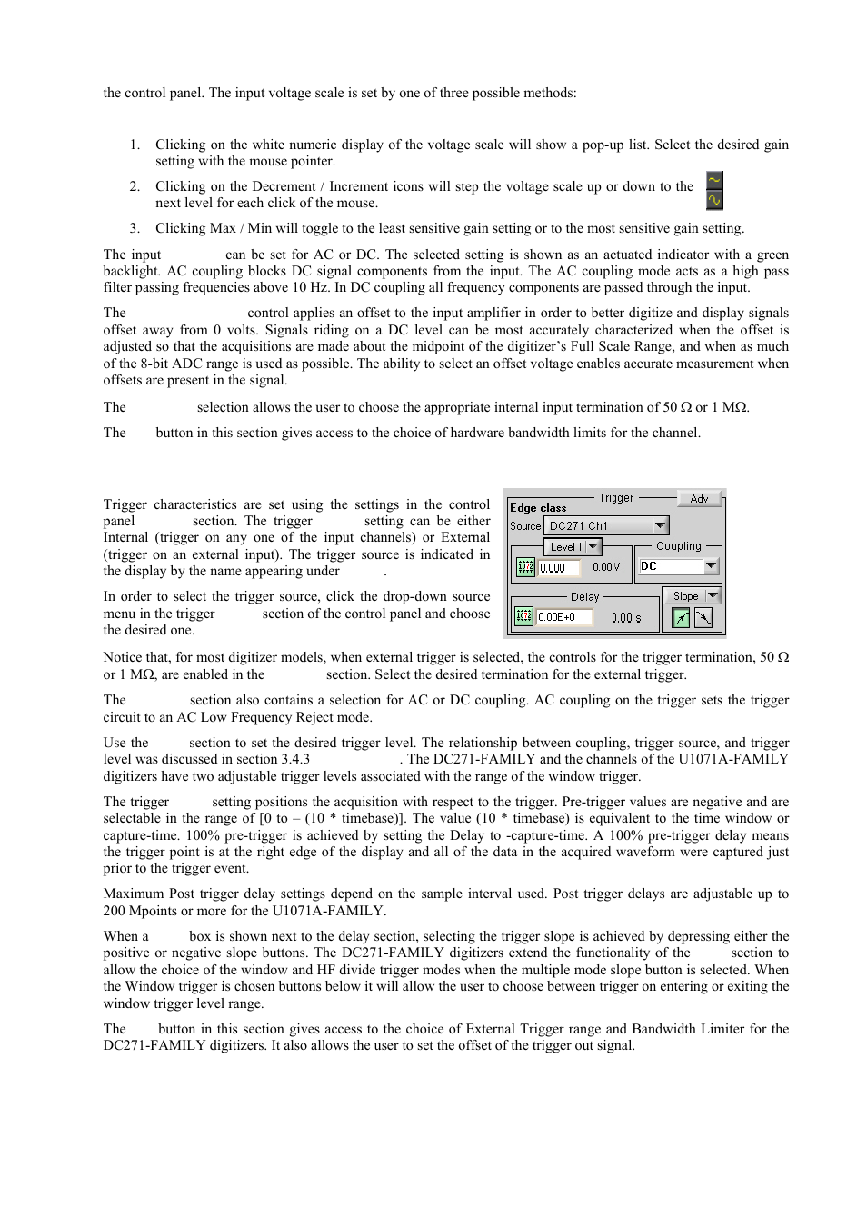 Trigger | Agilent Technologies DP111 User Manual | Page 37 / 59
