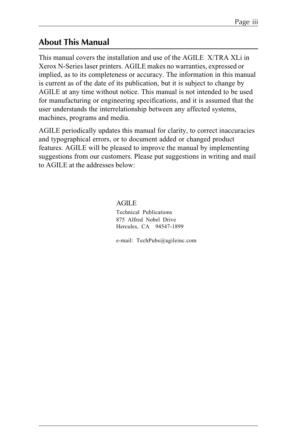 About this manual | Agilent Technologies N-Series User Manual | Page 3 / 90