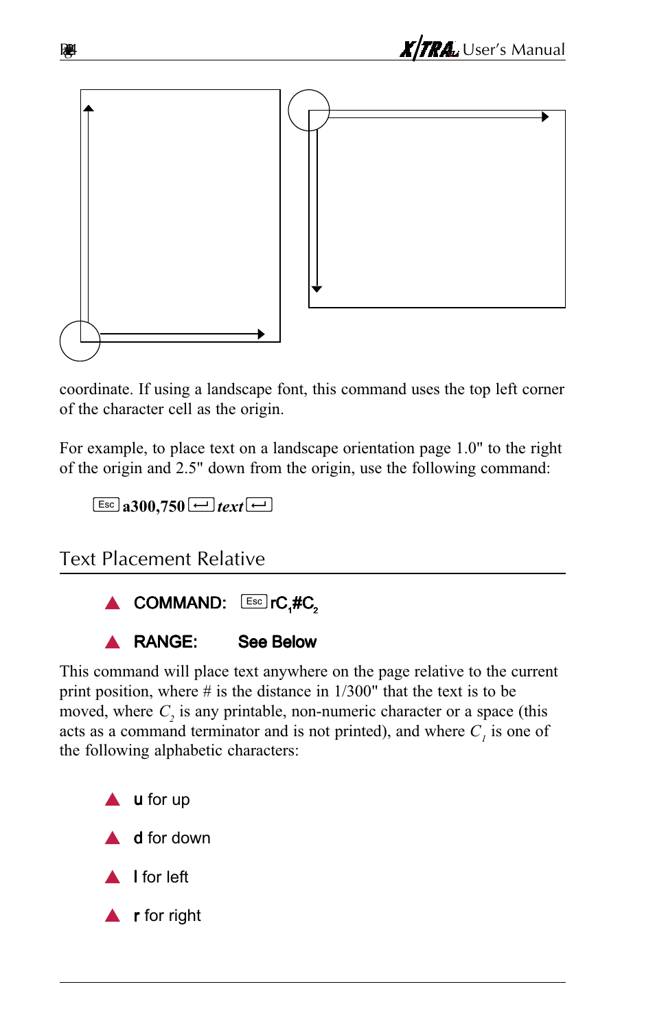 Text placement relative, Text placement relative -21, Dtext placement relative | Agilent Technologies N-Series User Manual | Page 45 / 90