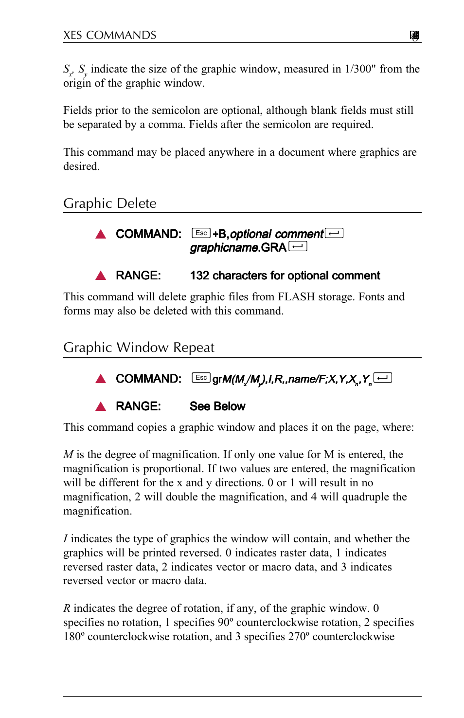 Graphic delete, Graphic window repeat, Graphic delete -28 graphic window repeat -28 | Agilent Technologies N-Series User Manual | Page 52 / 90