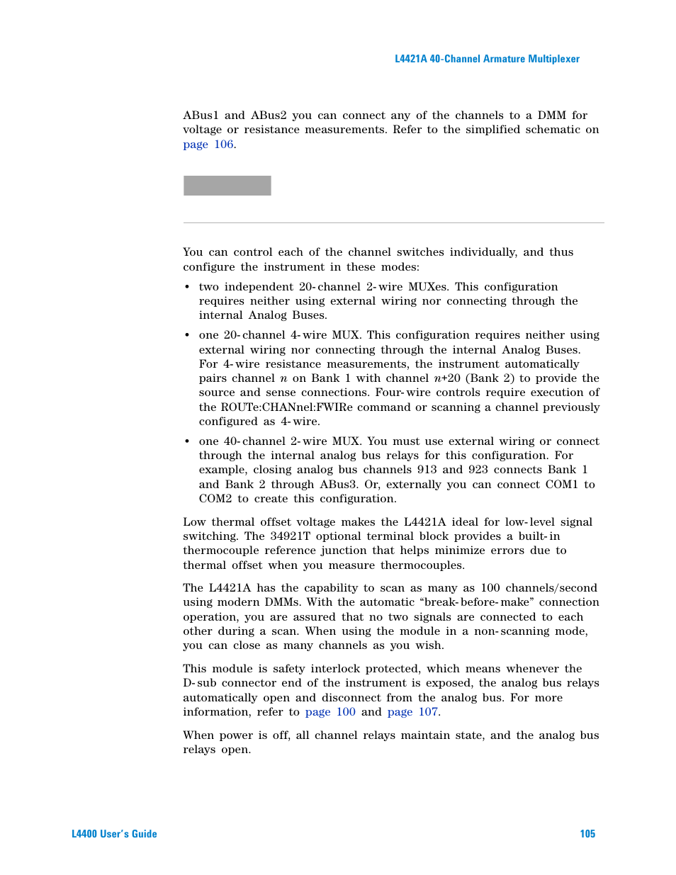 Agilent Technologies L4400 User Manual | Page 117 / 281