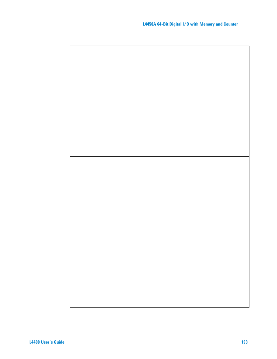 Agilent Technologies L4400 User Manual | Page 205 / 281