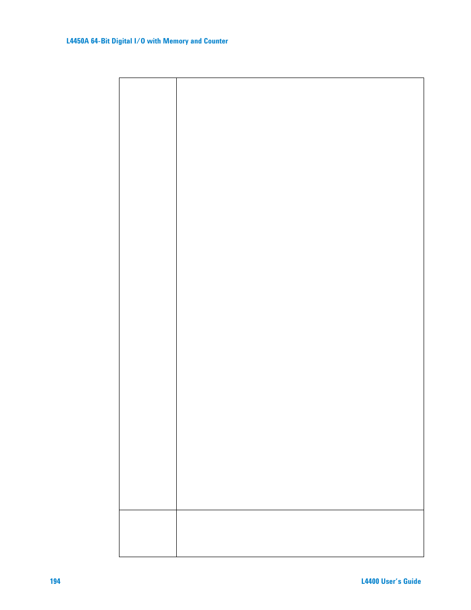 Agilent Technologies L4400 User Manual | Page 206 / 281