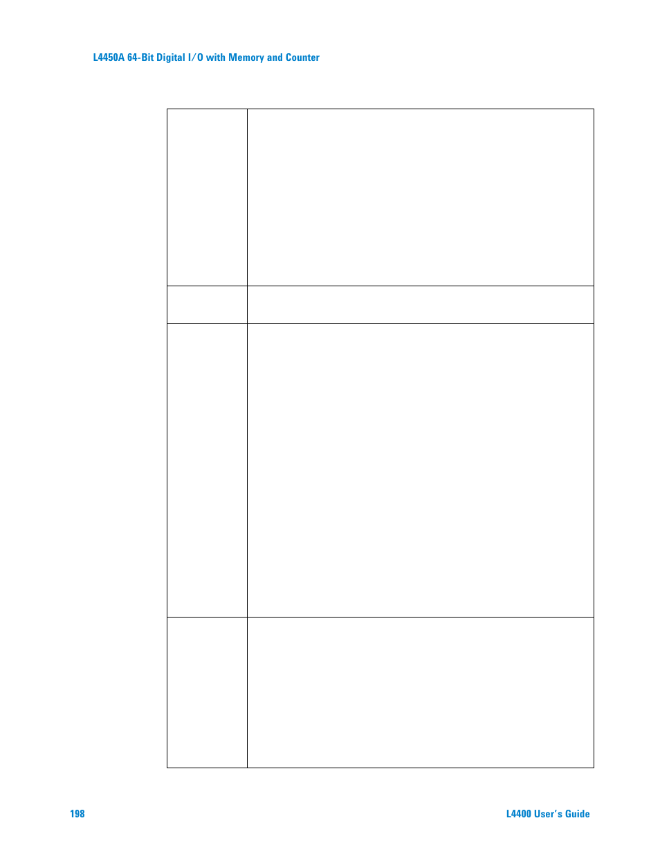 Agilent Technologies L4400 User Manual | Page 210 / 281