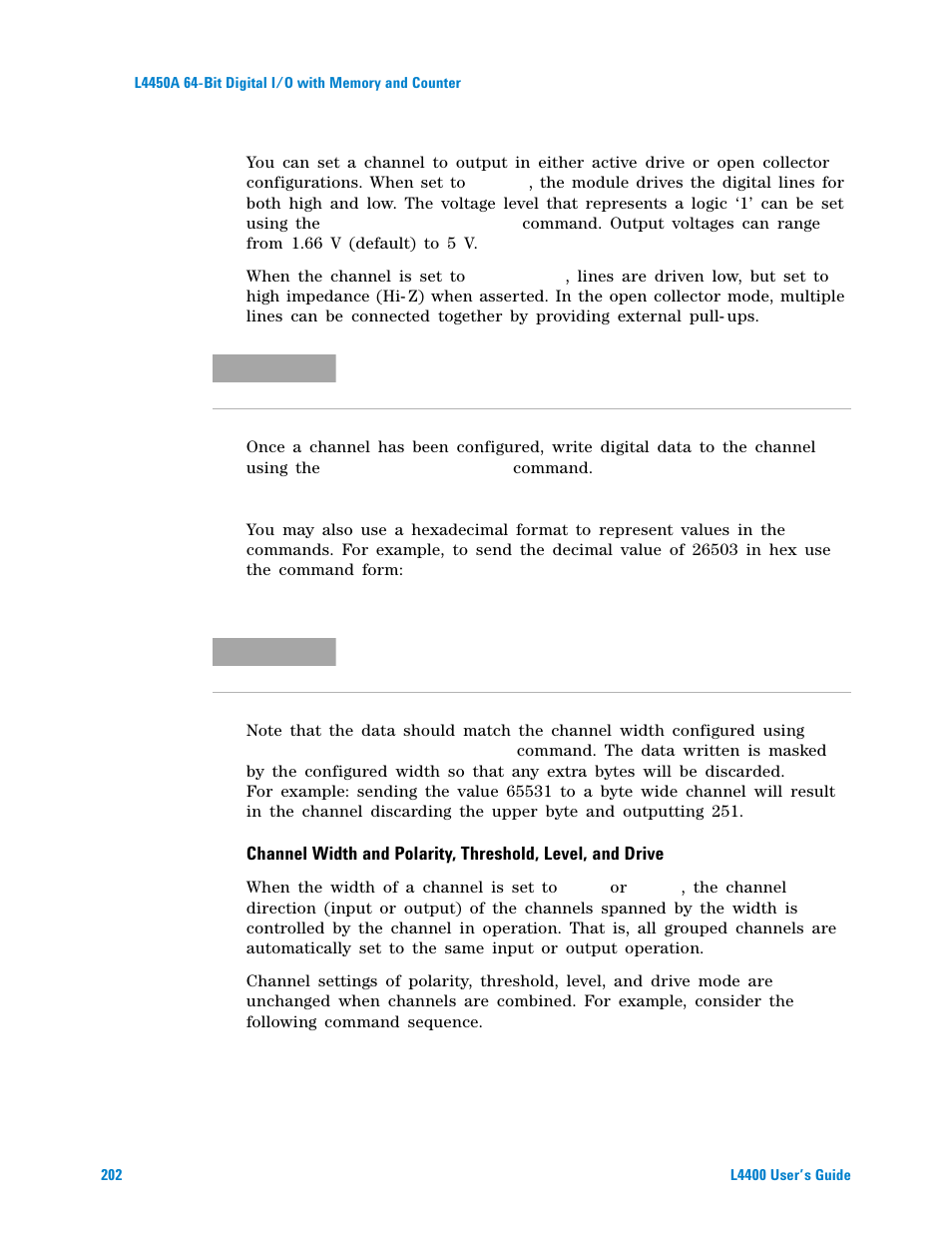 Agilent Technologies L4400 User Manual | Page 214 / 281