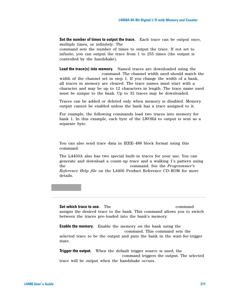 Agilent Technologies L4400 User Manual | Page 223 / 281