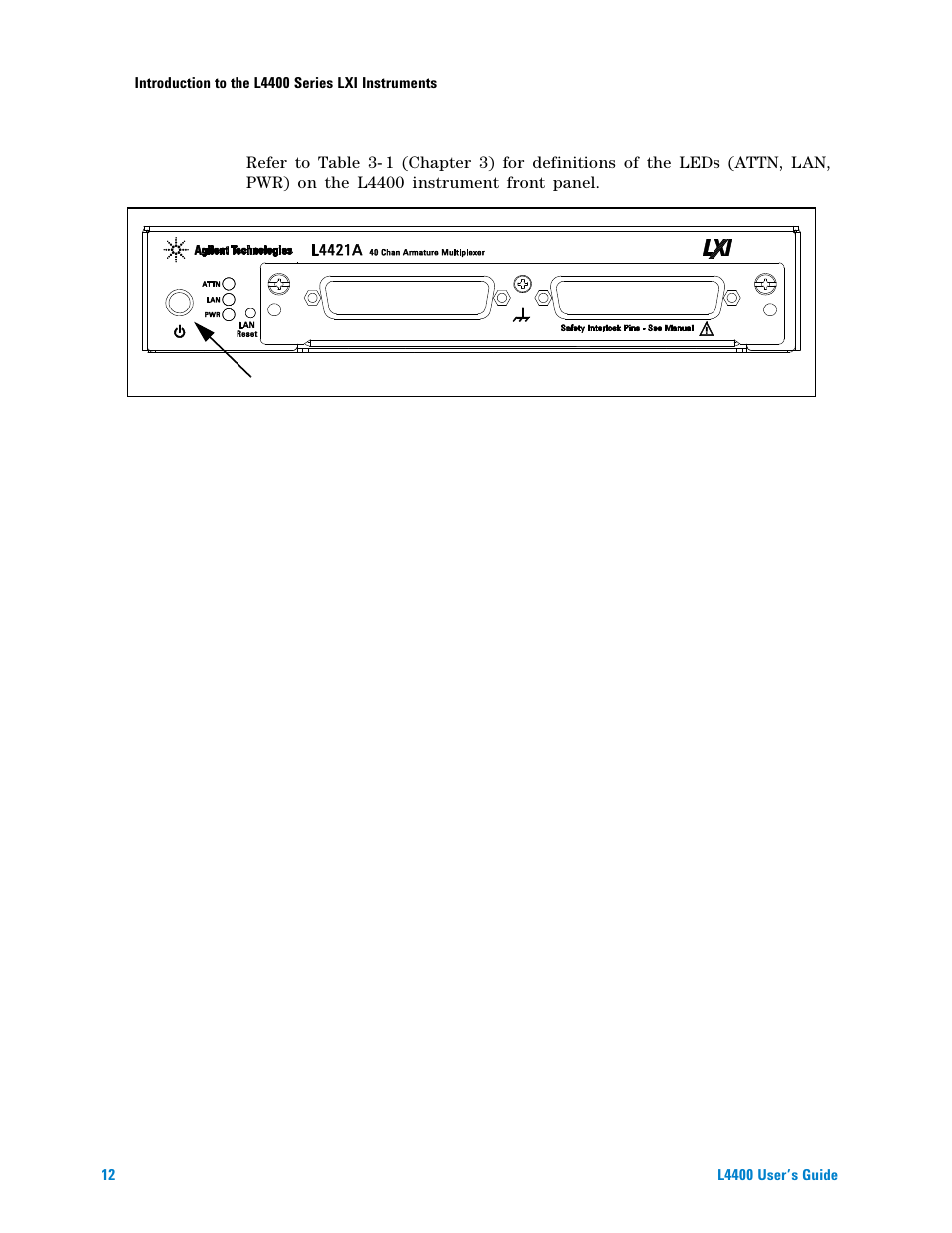 Agilent Technologies L4400 User Manual | Page 24 / 281