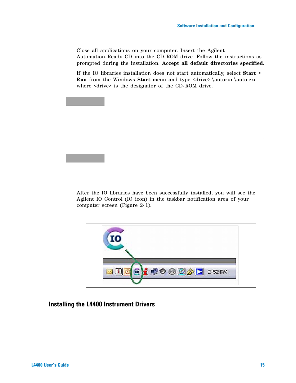 Installing the l4400 instrument drivers | Agilent Technologies L4400 User Manual | Page 27 / 281