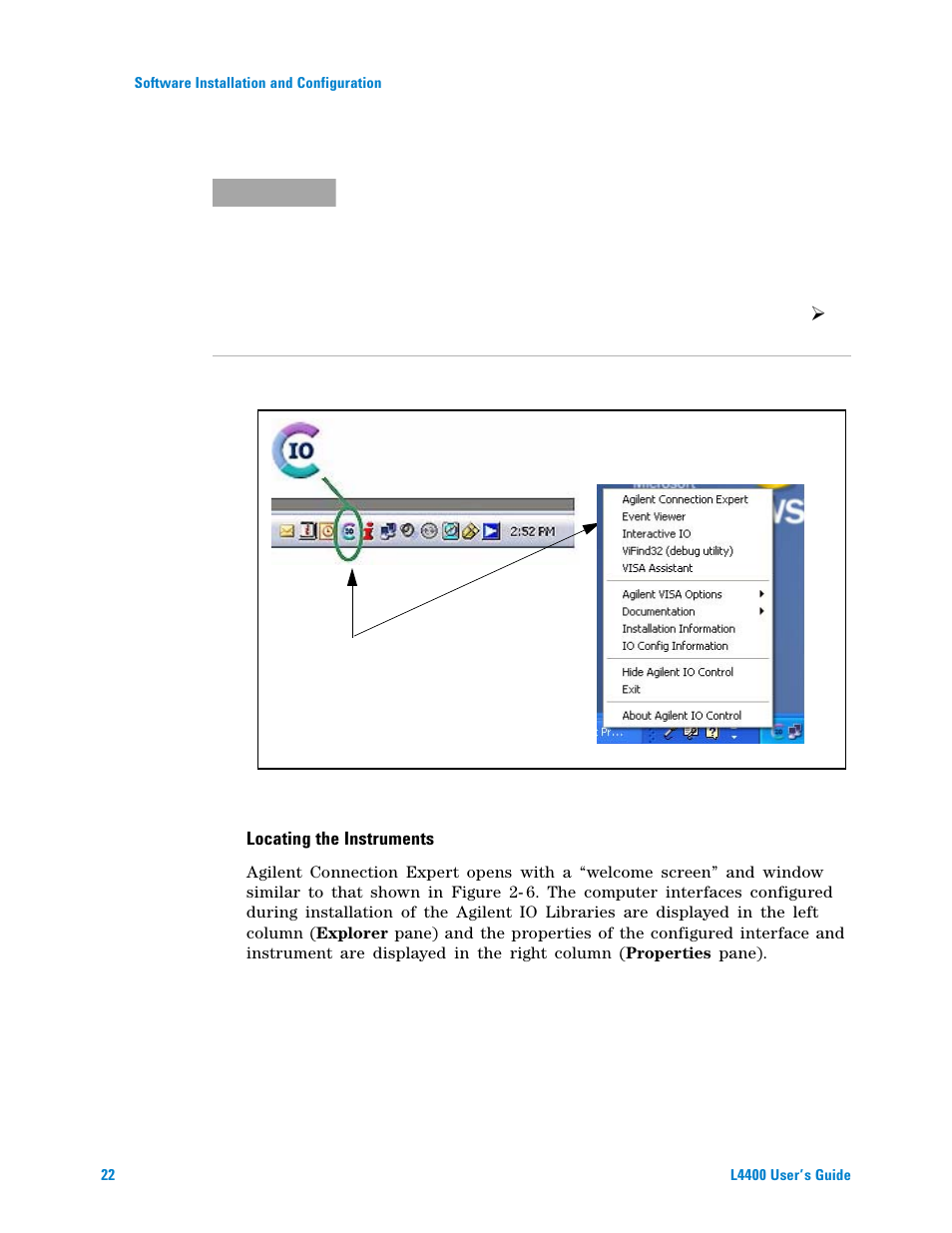 Locating the instruments | Agilent Technologies L4400 User Manual | Page 34 / 281