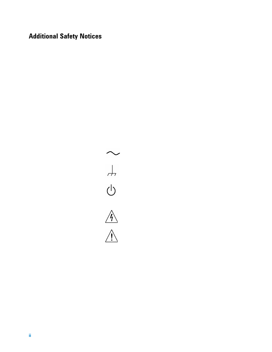 Additional safety notices | Agilent Technologies L4400 User Manual | Page 4 / 281
