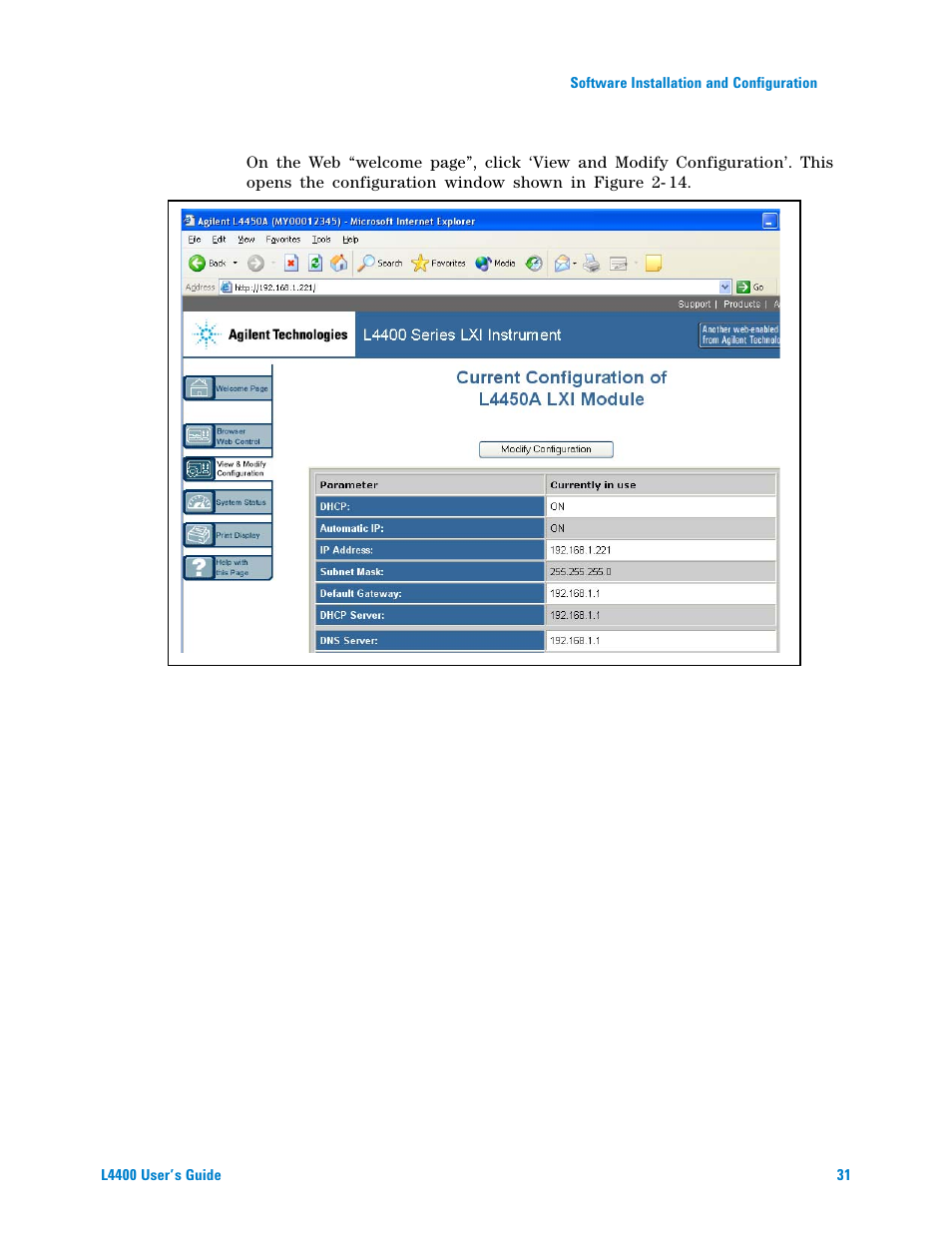 Agilent Technologies L4400 User Manual | Page 43 / 281