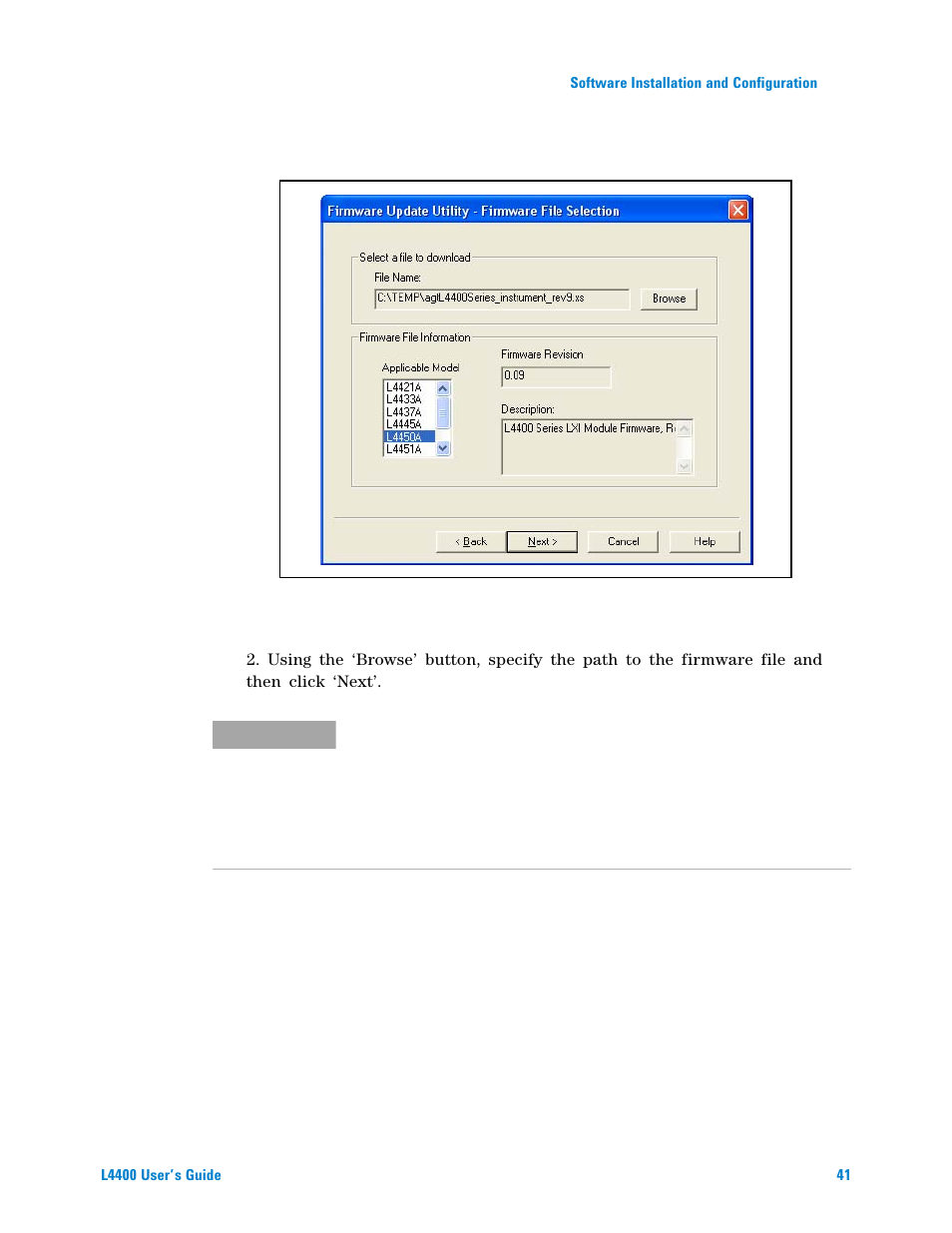Agilent Technologies L4400 User Manual | Page 53 / 281