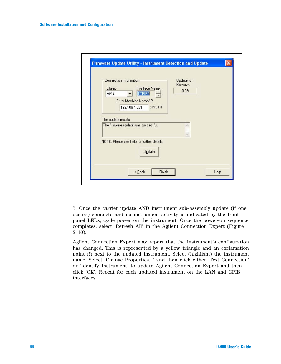 Agilent Technologies L4400 User Manual | Page 56 / 281