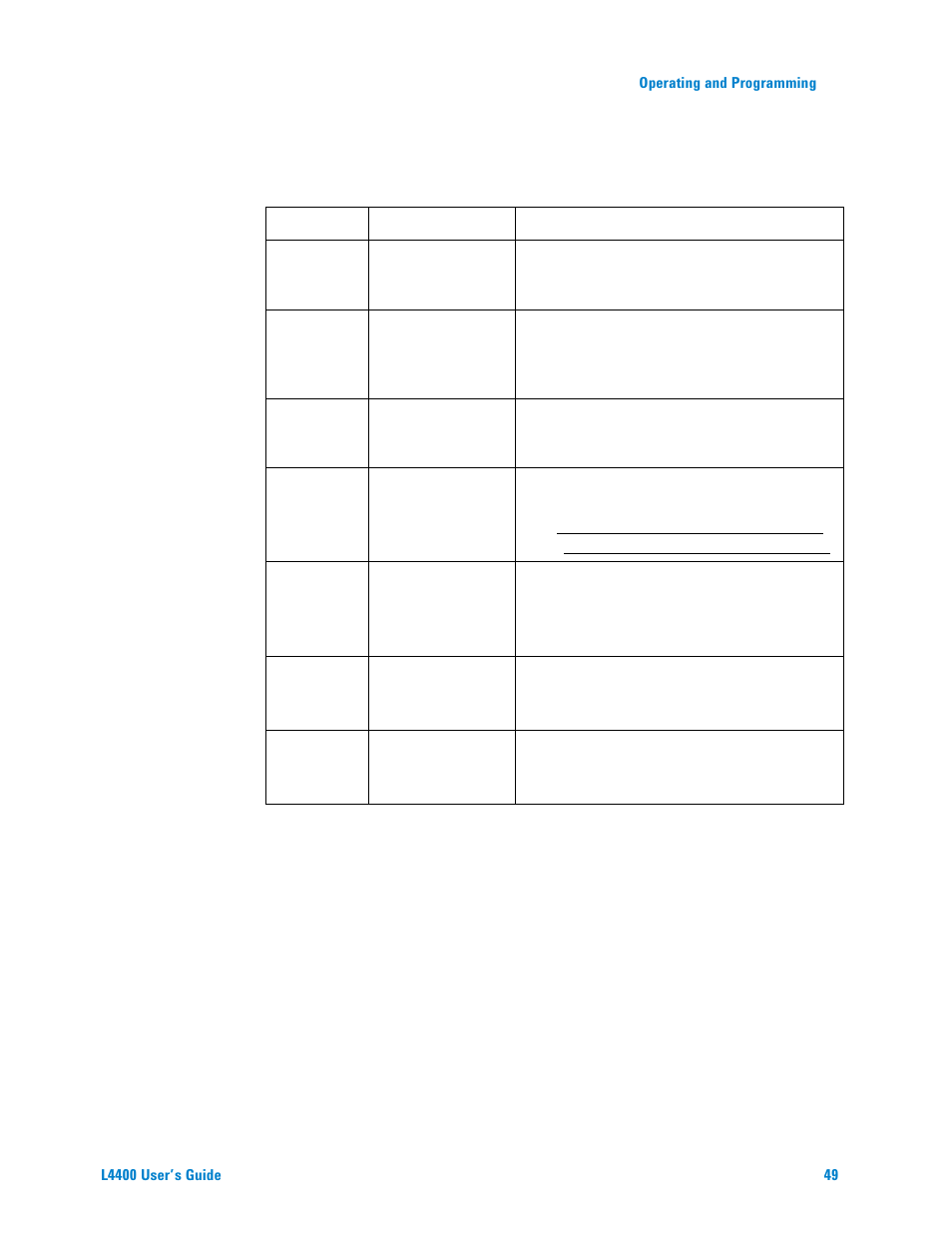 Agilent Technologies L4400 User Manual | Page 61 / 281