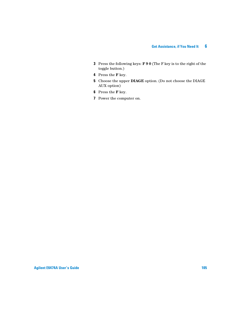 Agilent Technologies Agilent E6474A User Manual | Page 105 / 184