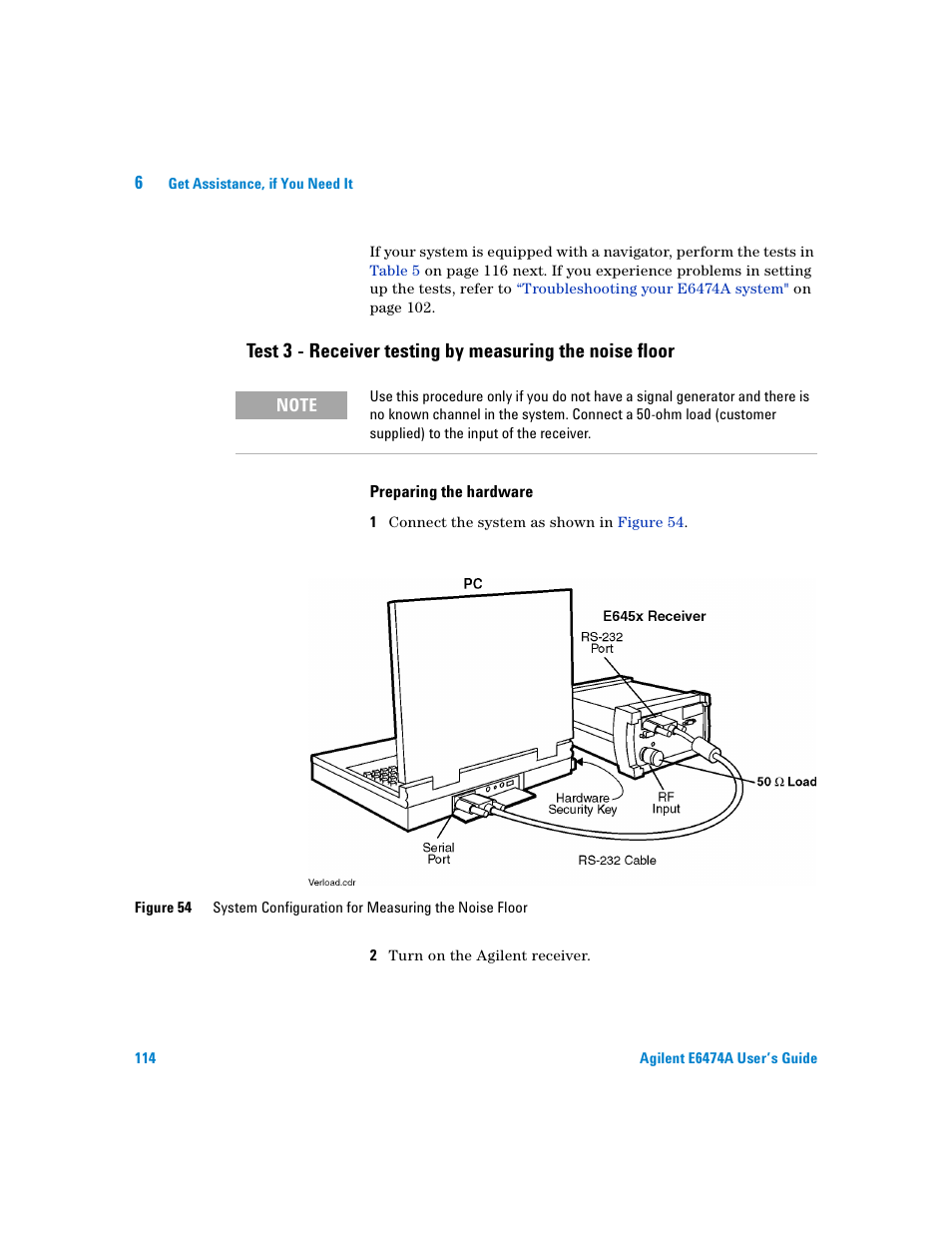 Preparing the hardware | Agilent Technologies Agilent E6474A User Manual | Page 114 / 184