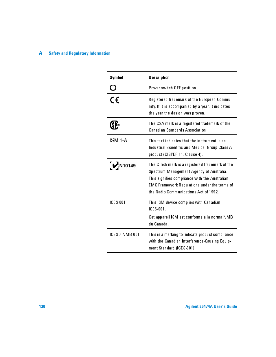 Agilent Technologies Agilent E6474A User Manual | Page 130 / 184