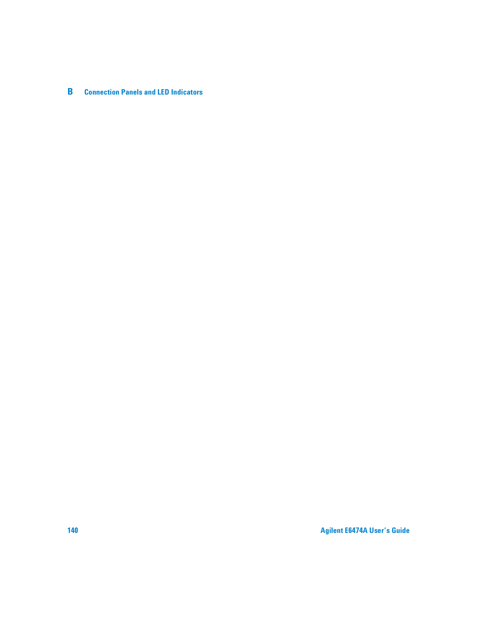 Agilent Technologies Agilent E6474A User Manual | Page 140 / 184