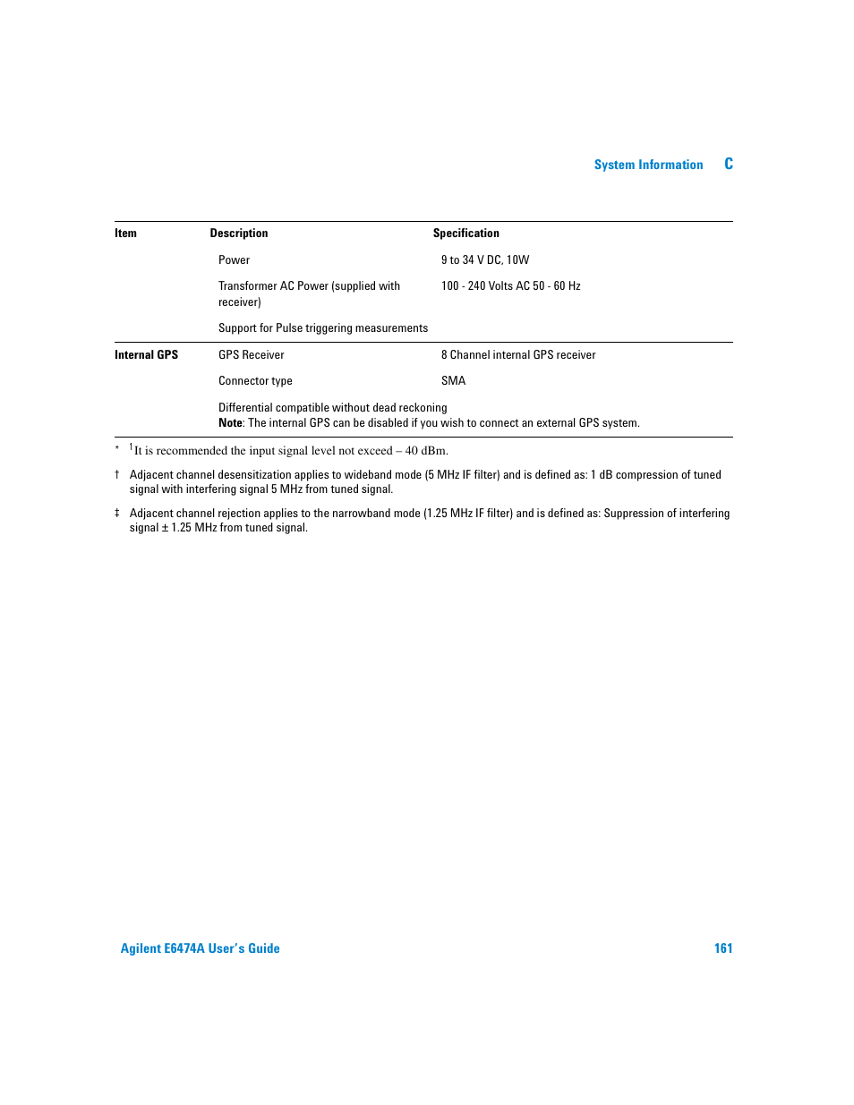 Agilent Technologies Agilent E6474A User Manual | Page 161 / 184