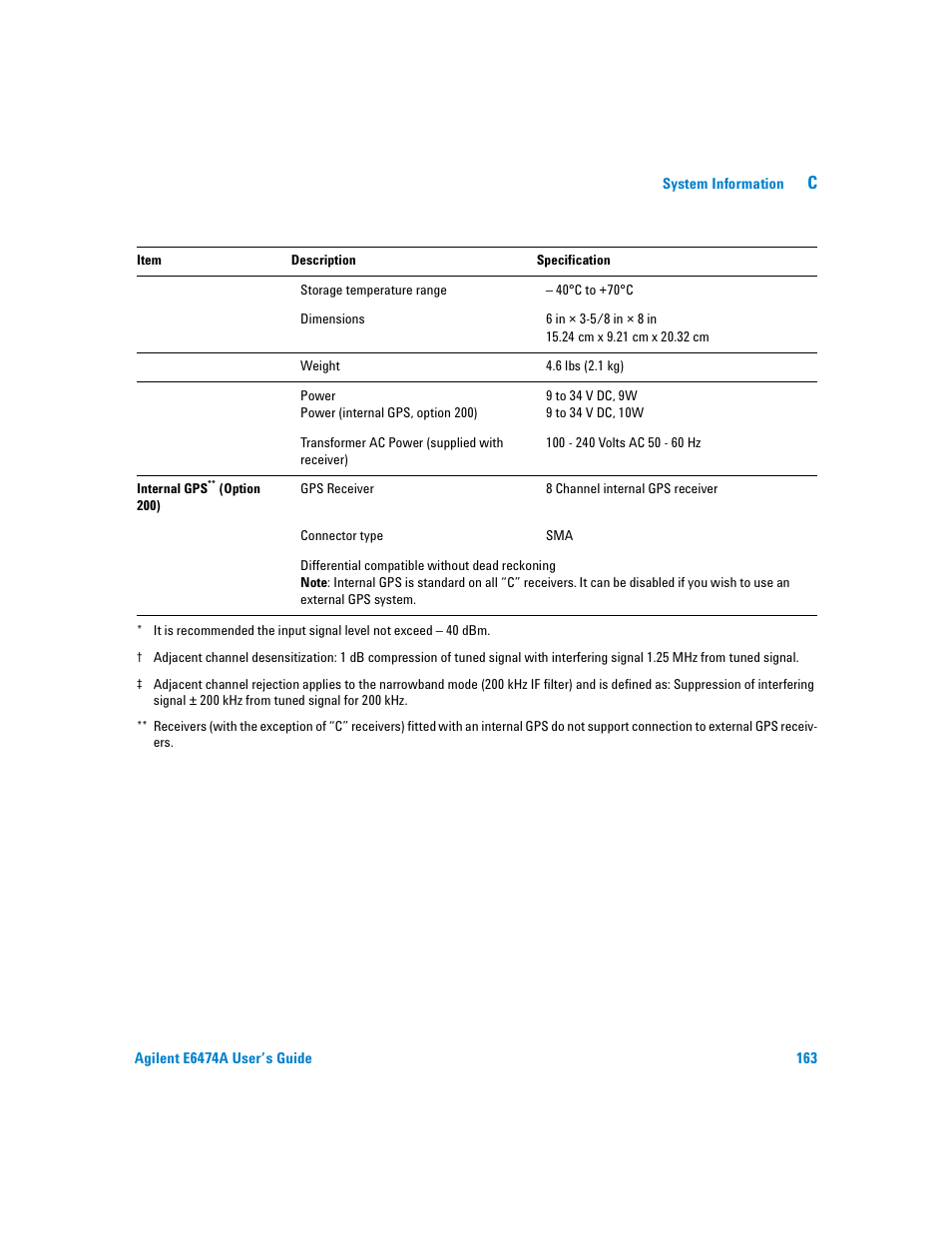 Agilent Technologies Agilent E6474A User Manual | Page 163 / 184