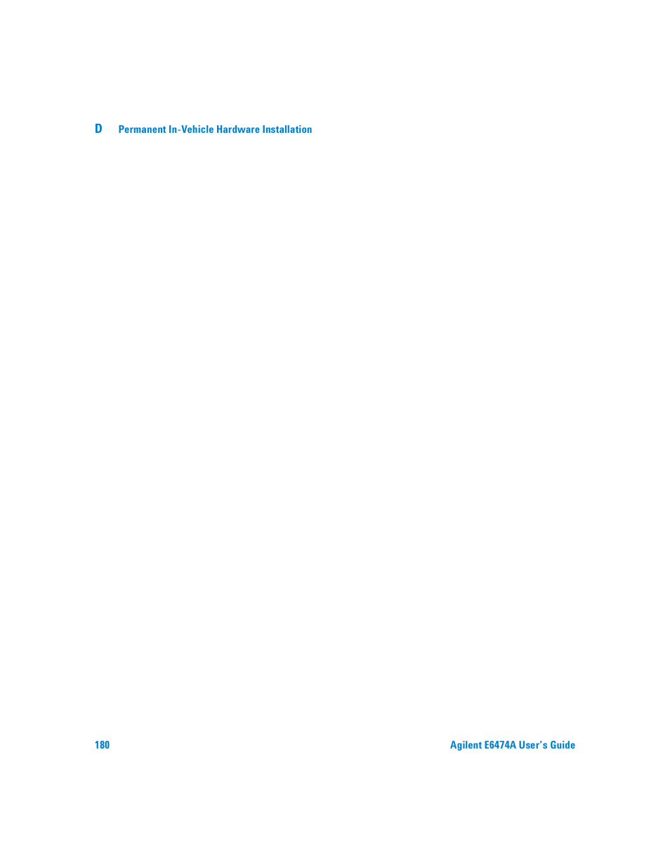 Agilent Technologies Agilent E6474A User Manual | Page 180 / 184