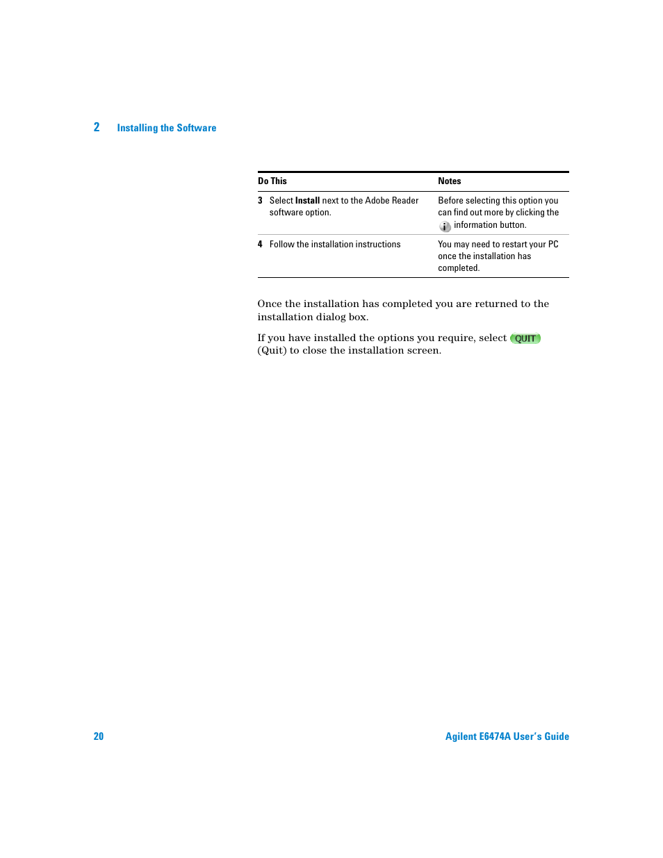 Agilent Technologies Agilent E6474A User Manual | Page 20 / 184
