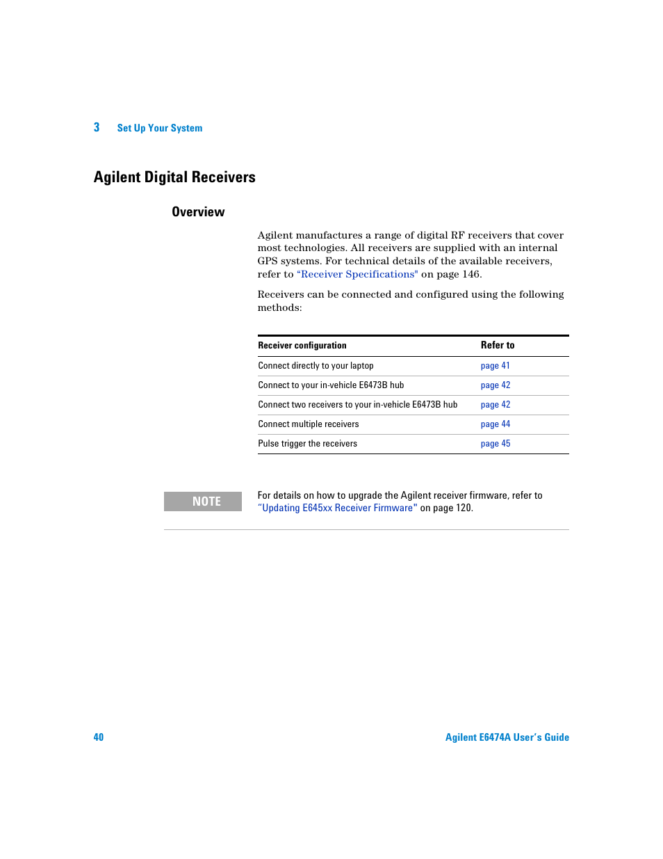 Agilent digital receivers, Overview | Agilent Technologies Agilent E6474A User Manual | Page 40 / 184