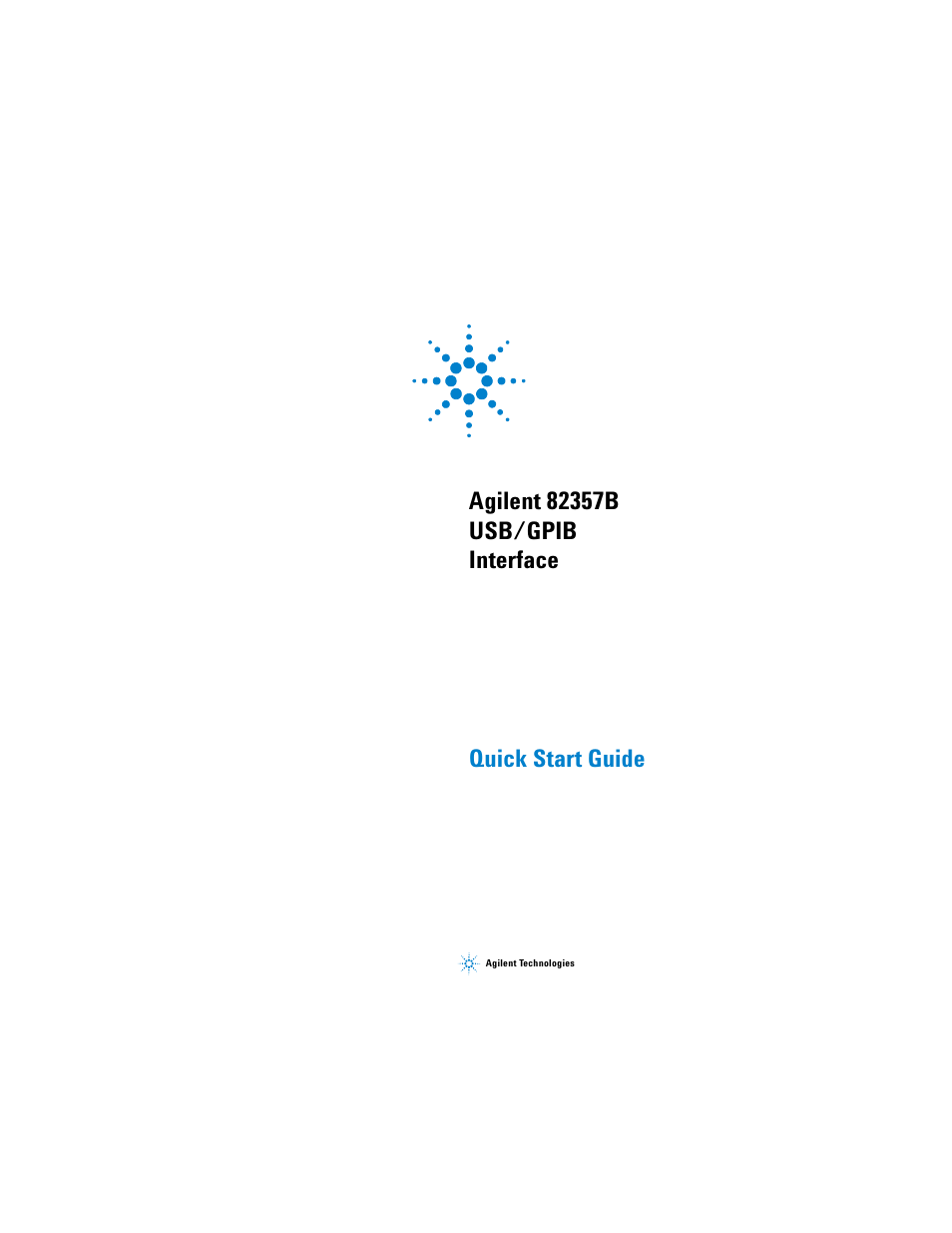 Agilent Technologies 82357B User Manual | 34 pages