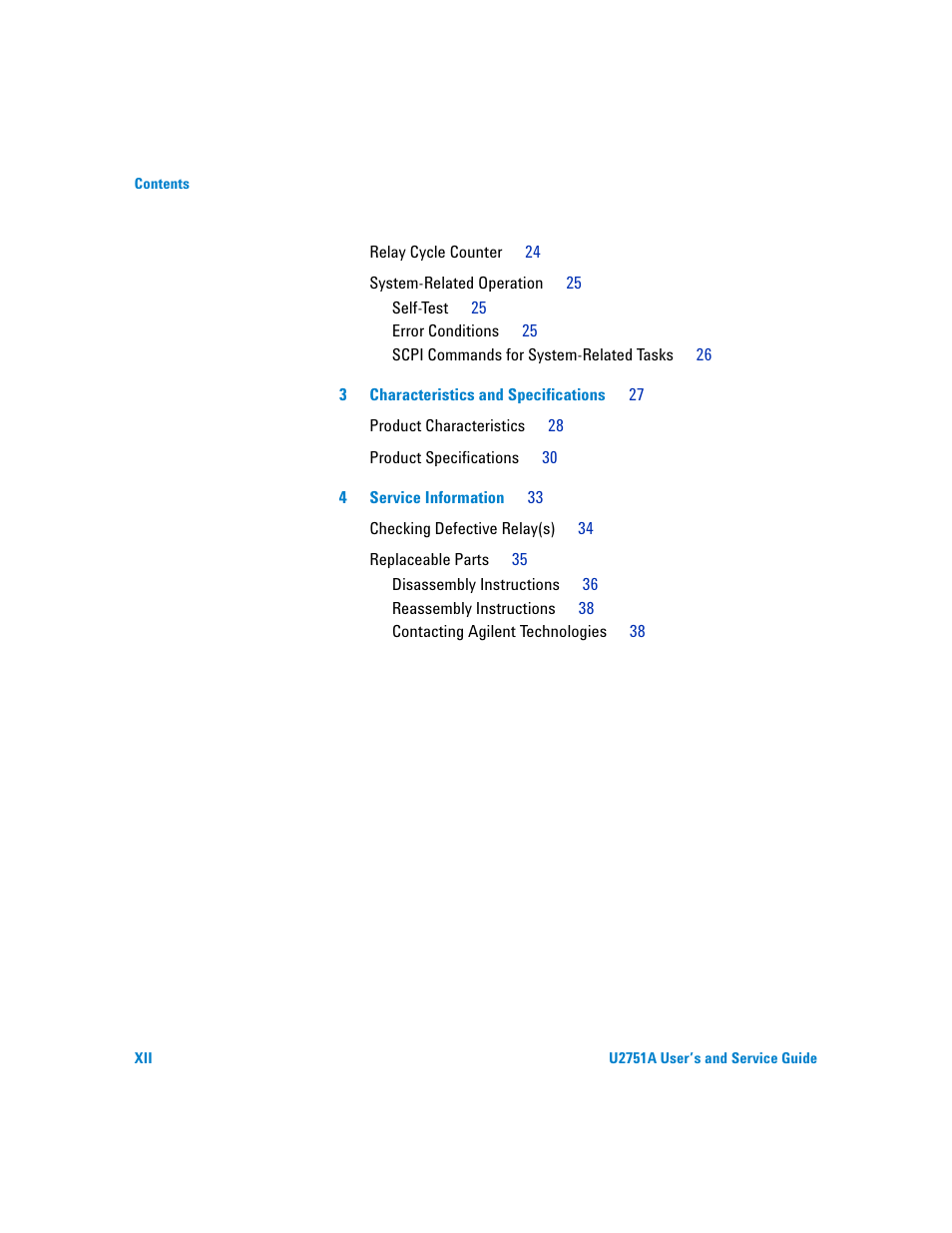 Agilent Technologies U2751A User Manual | Page 12 / 57