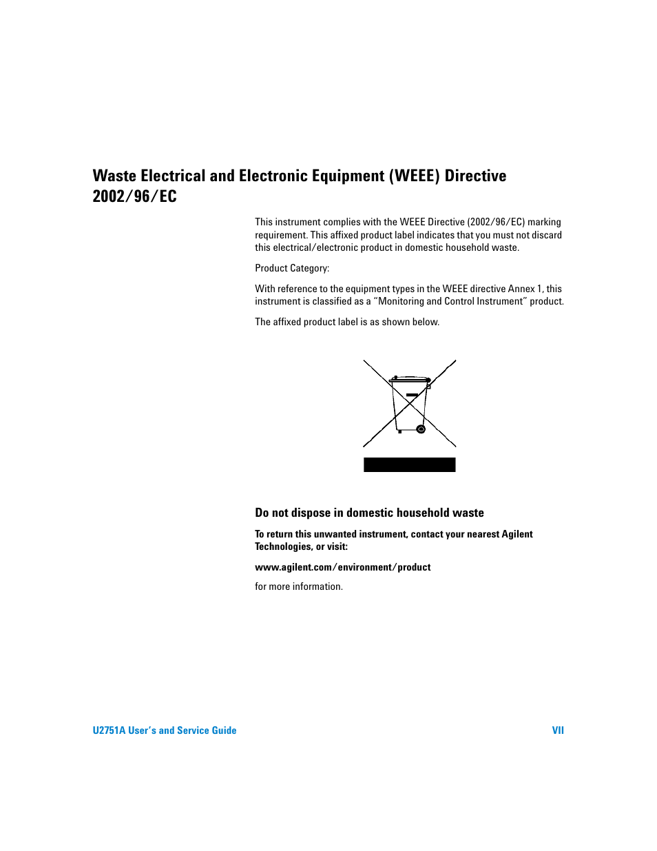 Agilent Technologies U2751A User Manual | Page 7 / 57