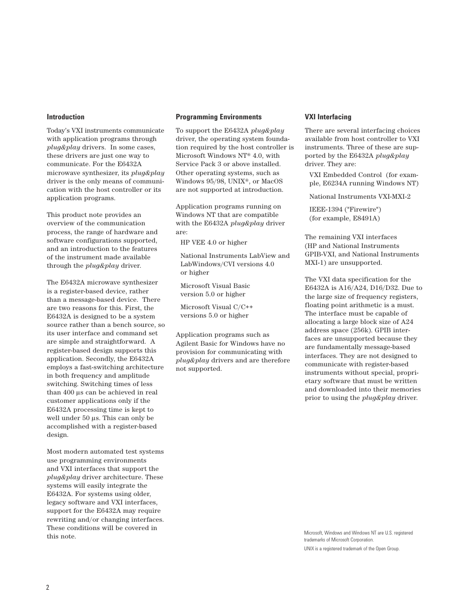 Agilent Technologies E6432A User Manual | Page 2 / 8