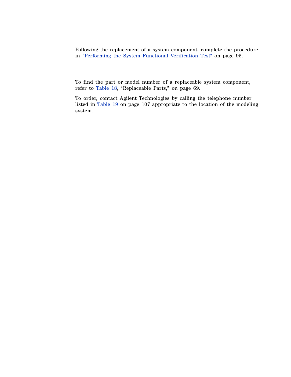 To order replacement parts | Agilent Technologies 85225F User Manual | Page 106 / 148