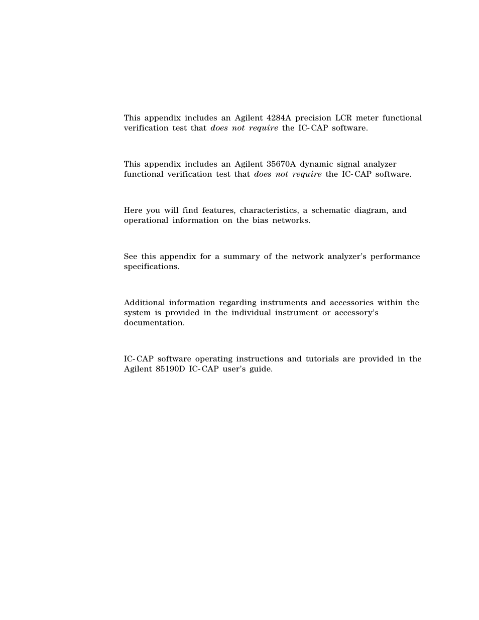 Agilent Technologies 85225F User Manual | Page 11 / 148