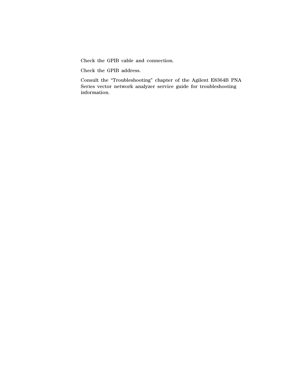 If you encounter a problem | Agilent Technologies 85225F User Manual | Page 127 / 148