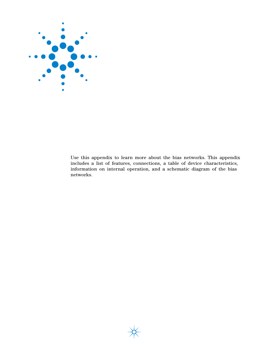 Understanding the bias networks, F understanding the bias networks, Appendix f | Understanding the bias | Agilent Technologies 85225F User Manual | Page 137 / 148