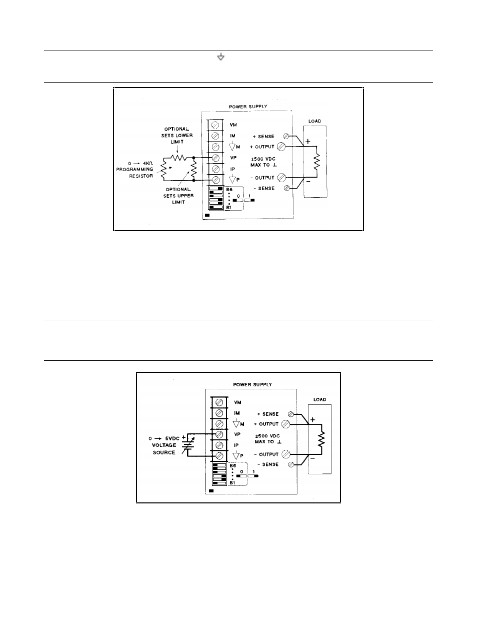 Constant voltage output, voltage control | Agilent Technologies 6012B  EN User Manual | Page 37 / 48