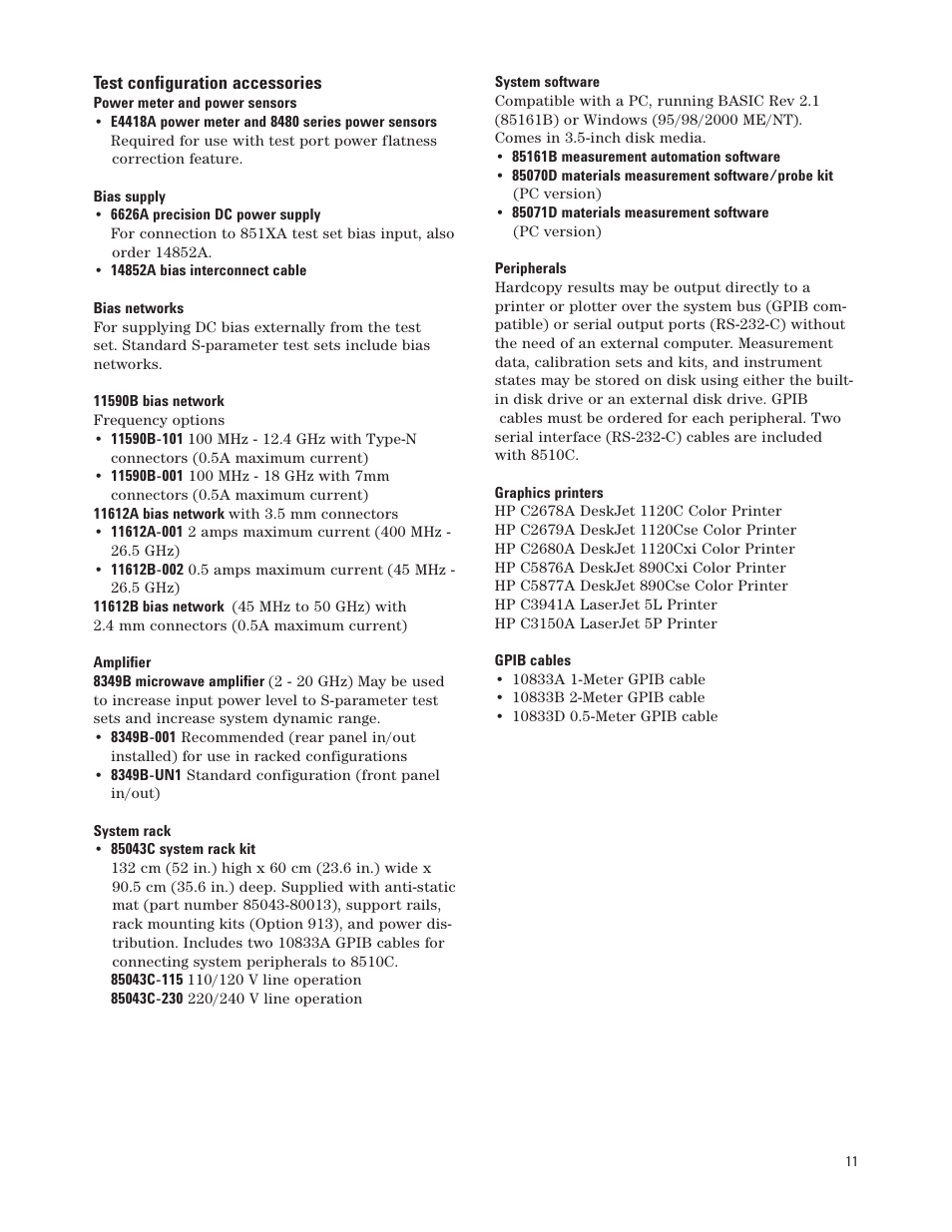 Agilent Technologies 8510C User Manual | Page 11 / 16
