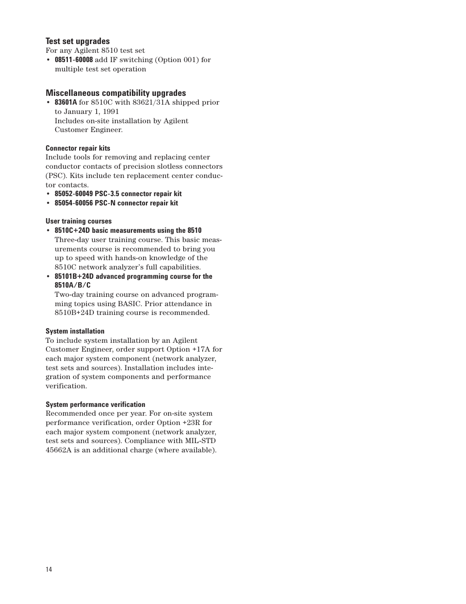 Agilent Technologies 8510C User Manual | Page 14 / 16