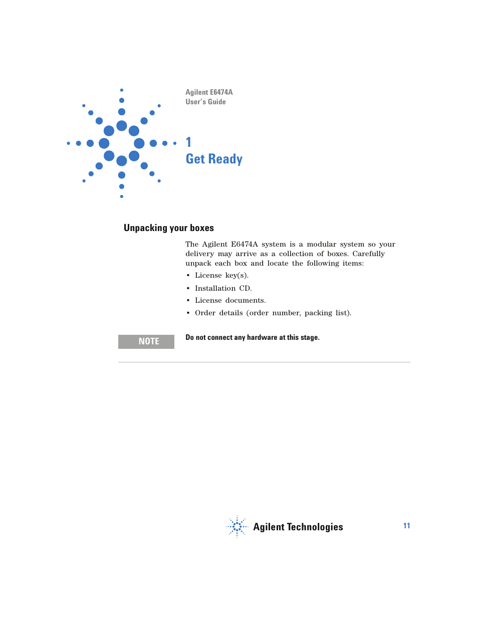 Agilent Technologies Wireless Network Optimization Platform E6474A User Manual | Page 11 / 194